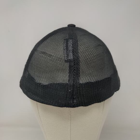 Grunt Style Men's Stretchy Hat Black Embroidered American Flag This We'll Defend - Picture 5 of 6